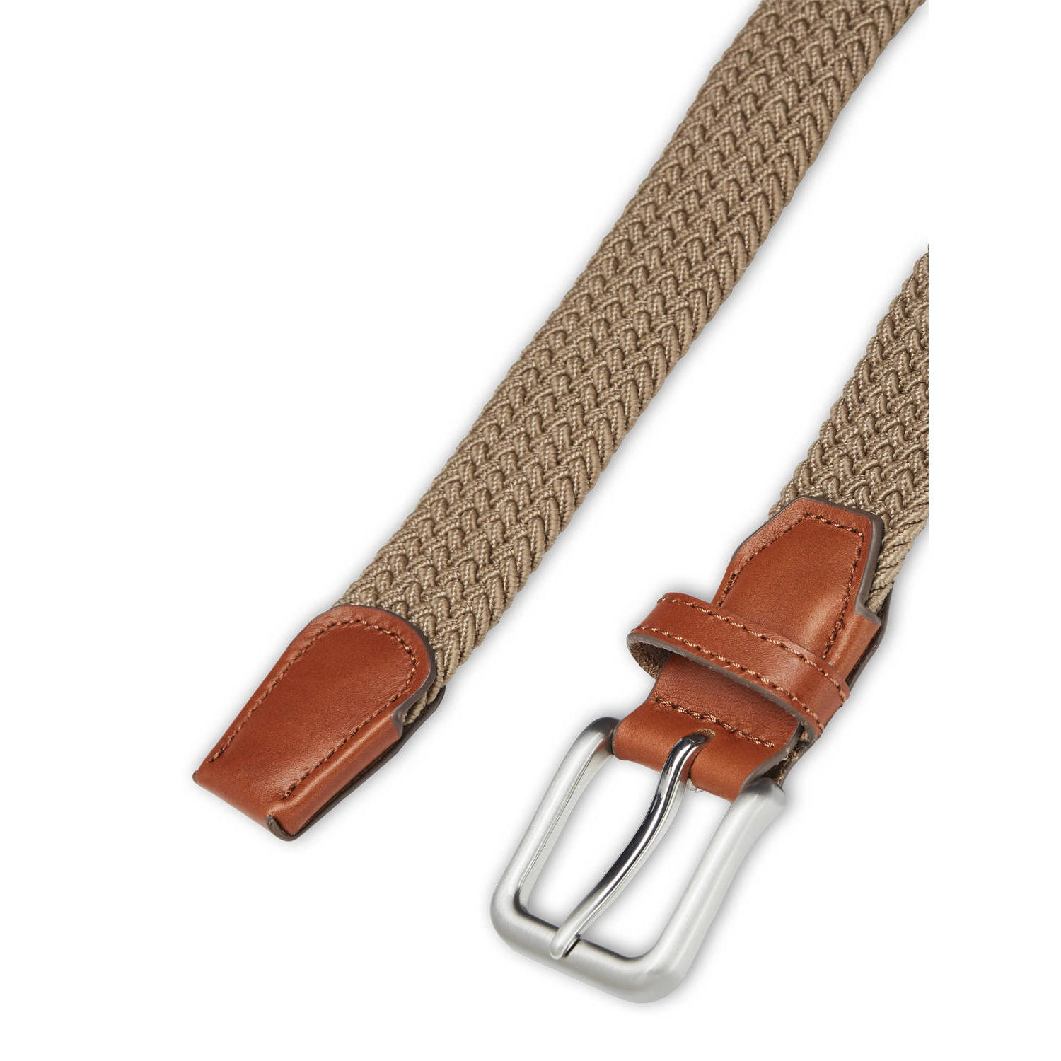 JACK & JONES PLUS SIZE riem JACSPRING bruin
