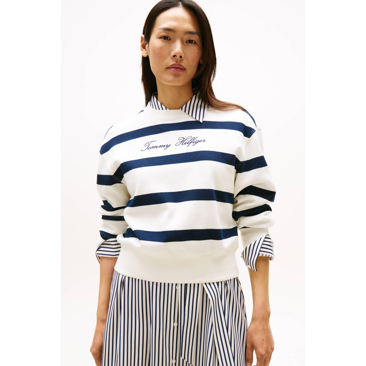 Tommy Hilfiger gebreide trui wit