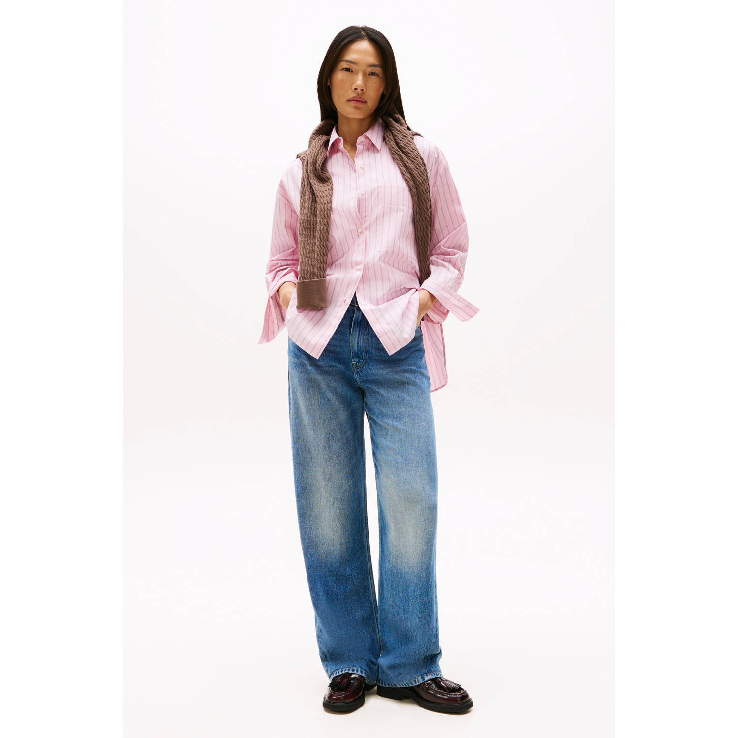 Tommy Hilfiger blouse roze