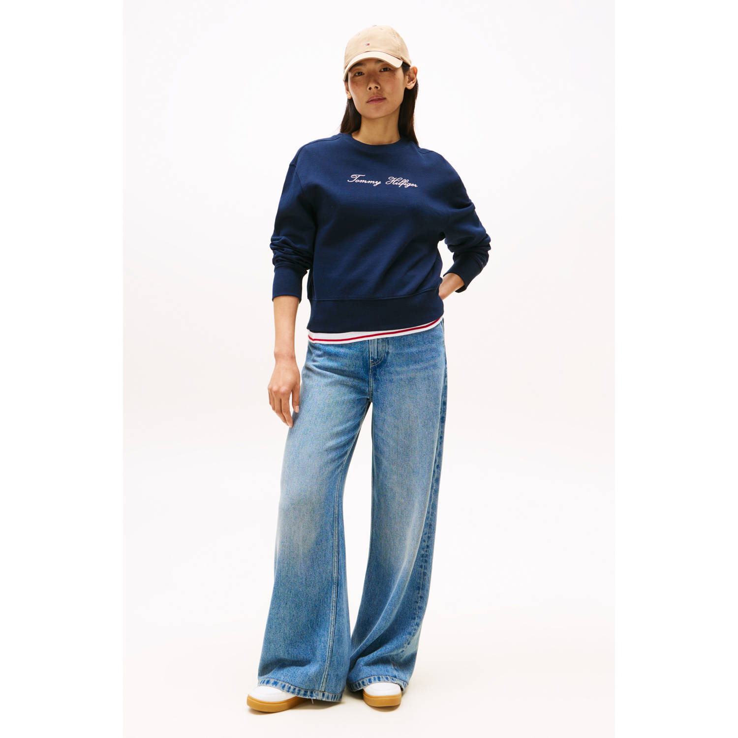 Tommy Hilfiger sweater donkerblauw