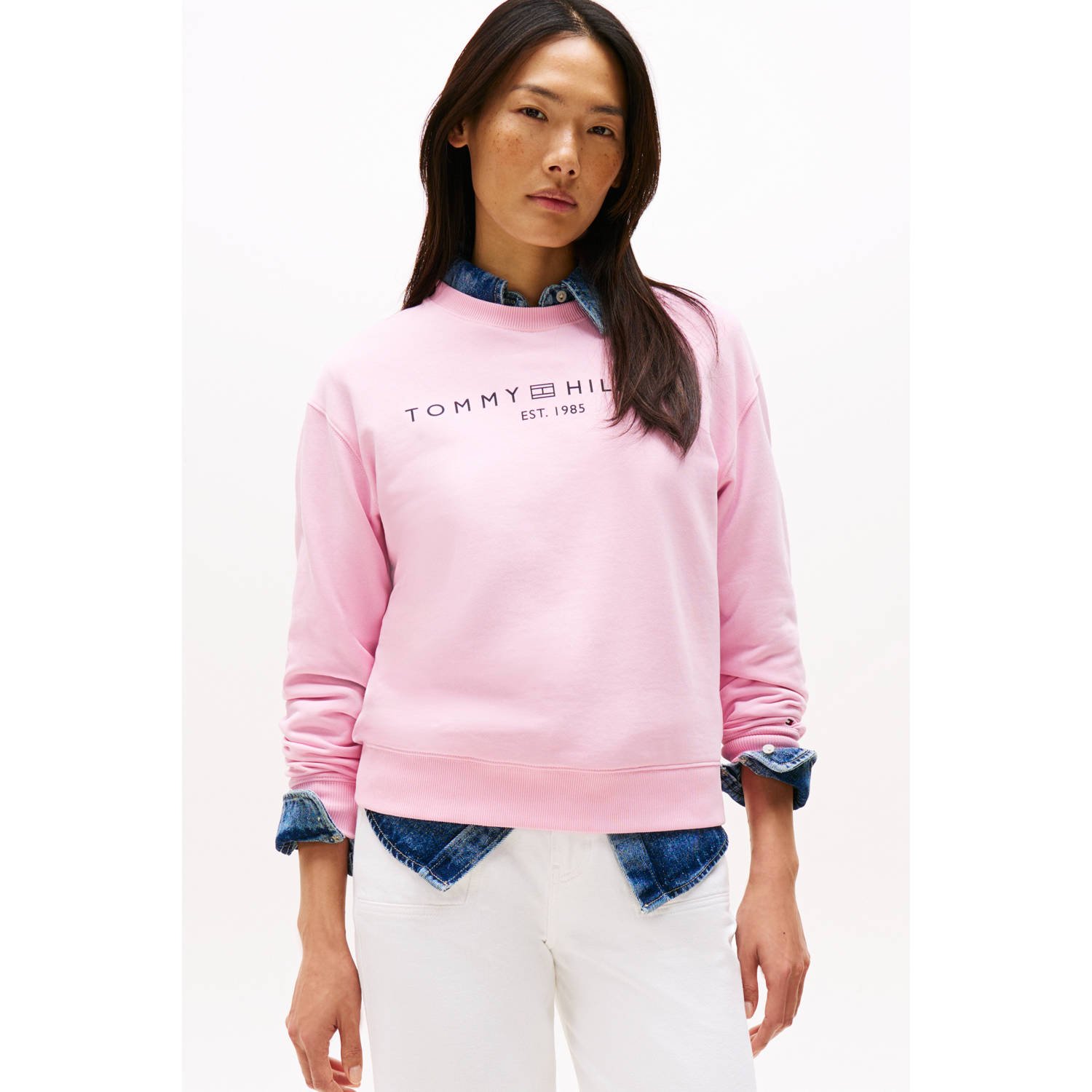 Tommy Hilfiger sweater roze