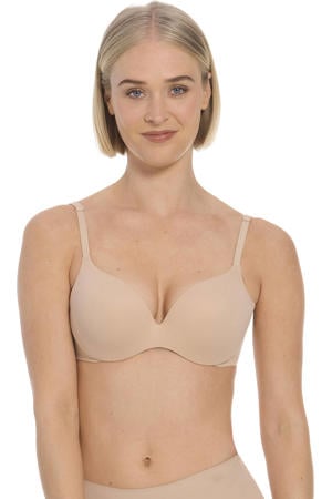 voorgevormde push-up bh beige