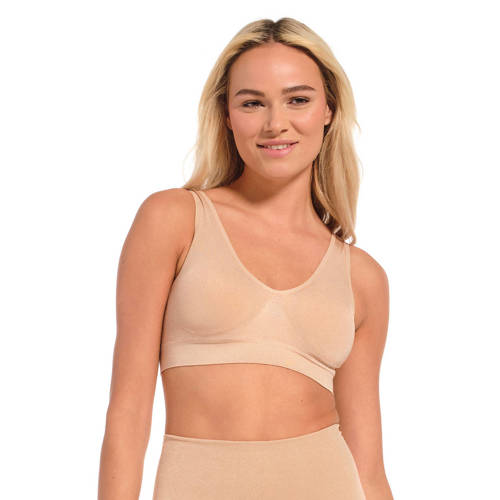MAGIC Bodyfashion seamless voorgevormde bh top Shimmer beige afbeelding