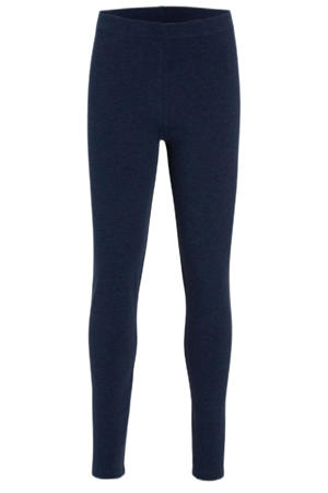 fleece legging donkerblauw melange