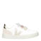 Veja Small V-10 leren sneakers wit