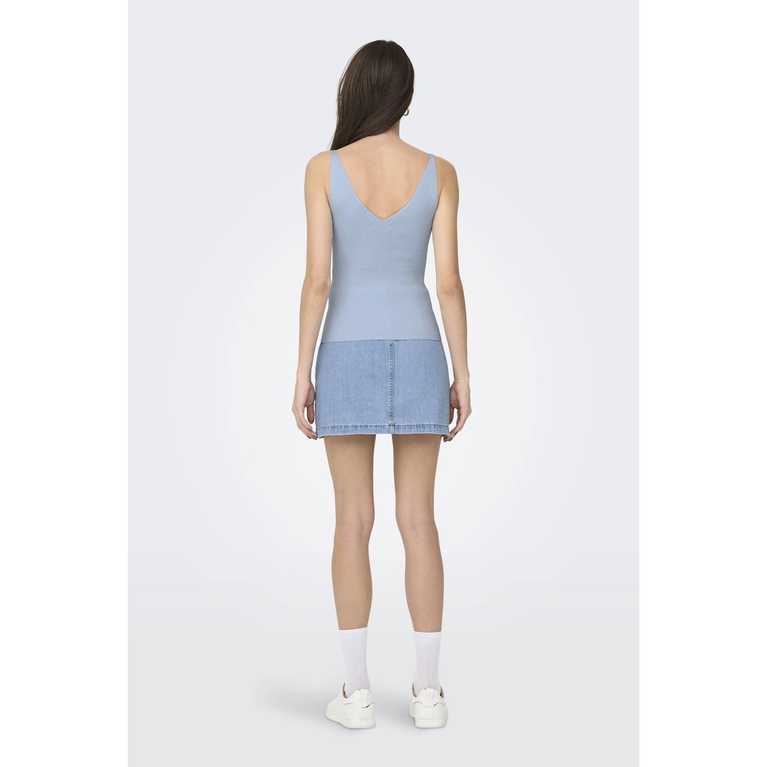 JDY top rib gebreid