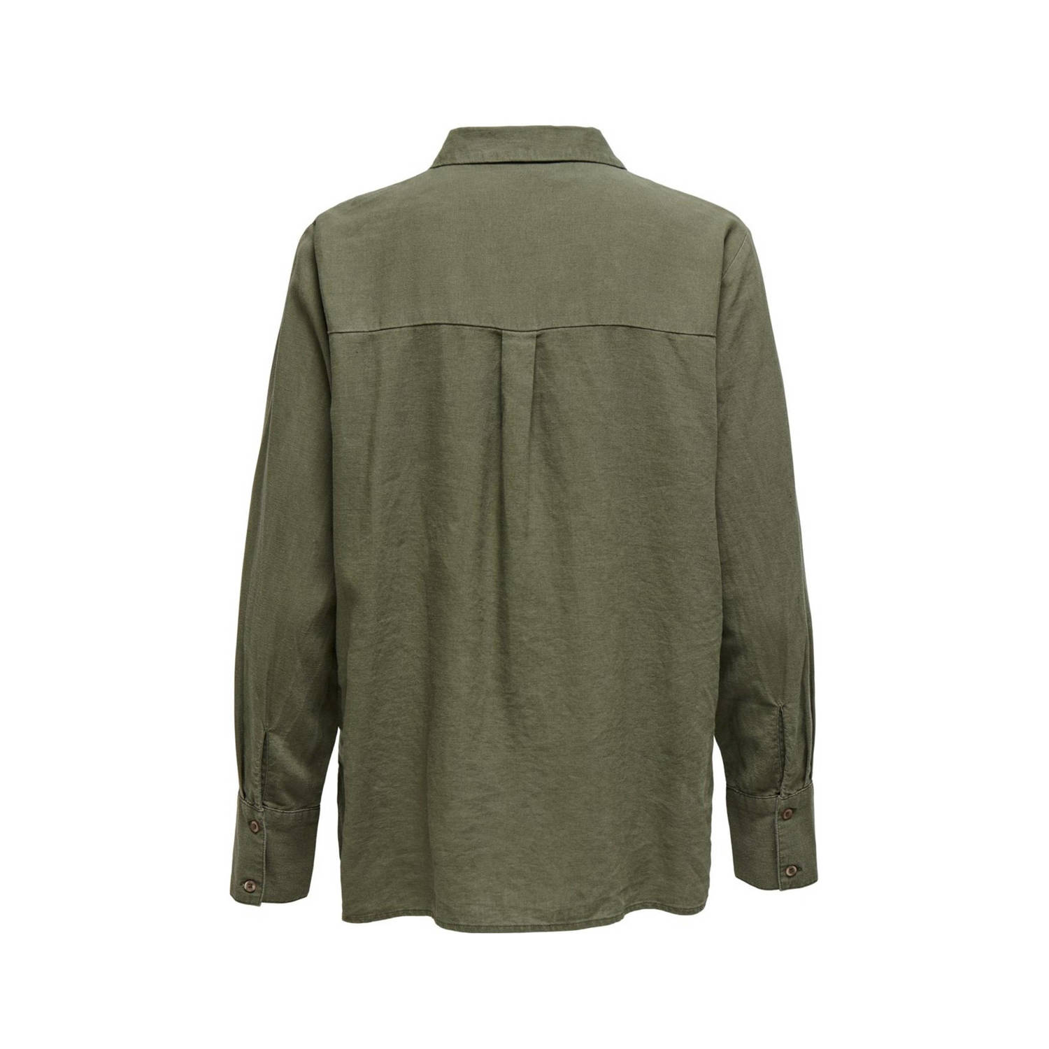 JDY linnen blouse groen