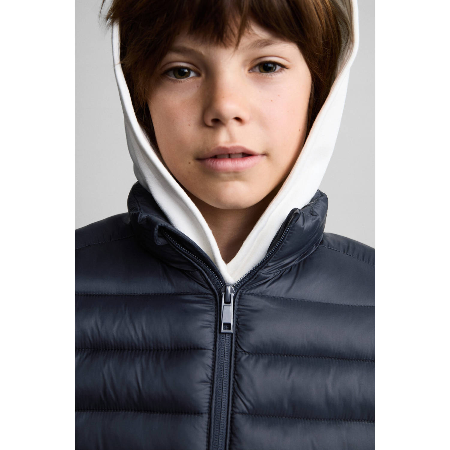 Mango Kids gewatteerde jas marine