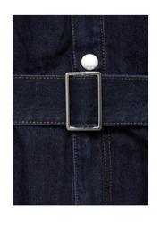 thumbnail: Mango denim straight jumpsuit dark blue denim