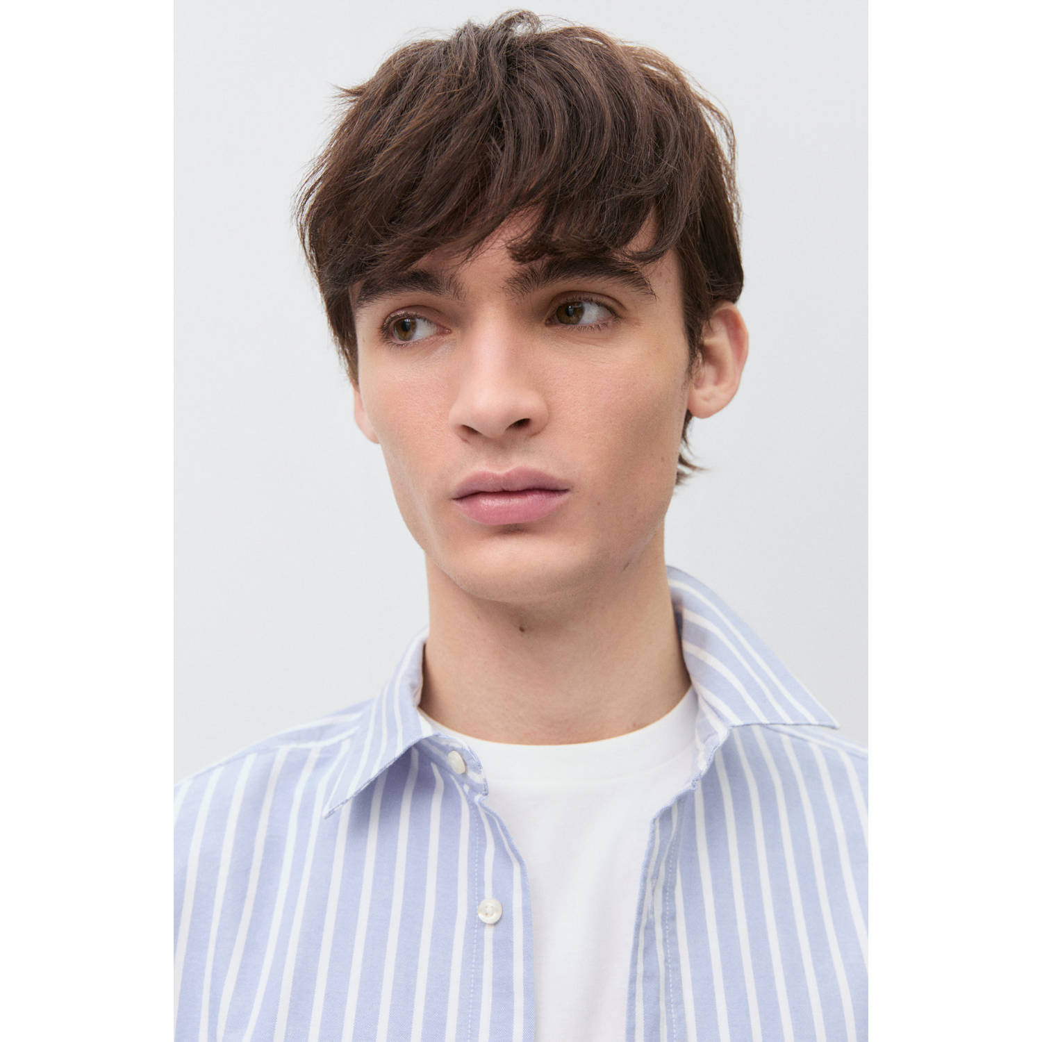 MANGO TEEN overhemd lichtblauw