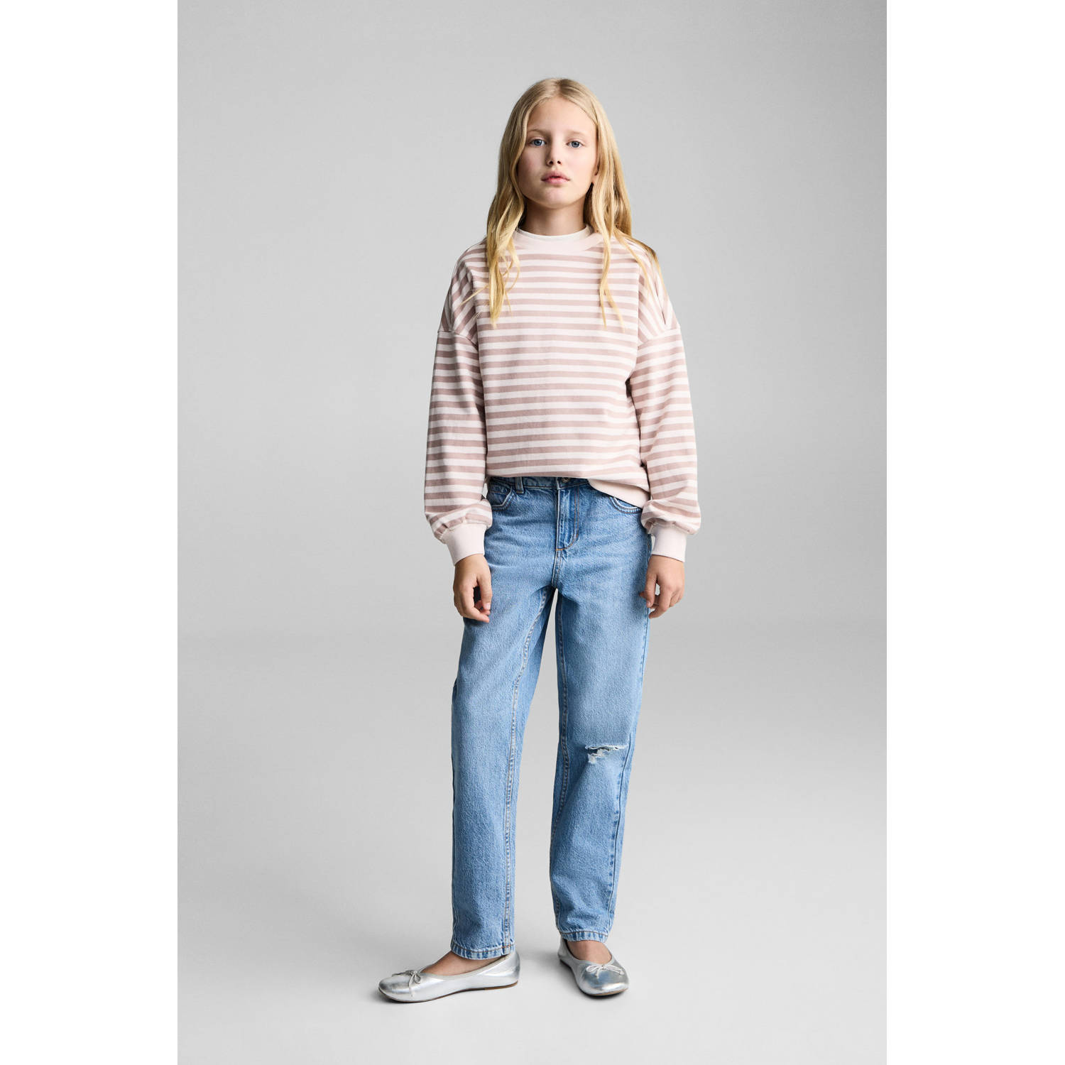 Mango Kids sweater roze