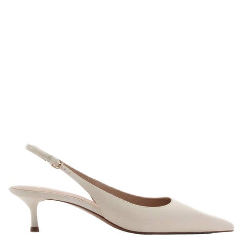 Mango slingback pumps lichtbeige afbeelding