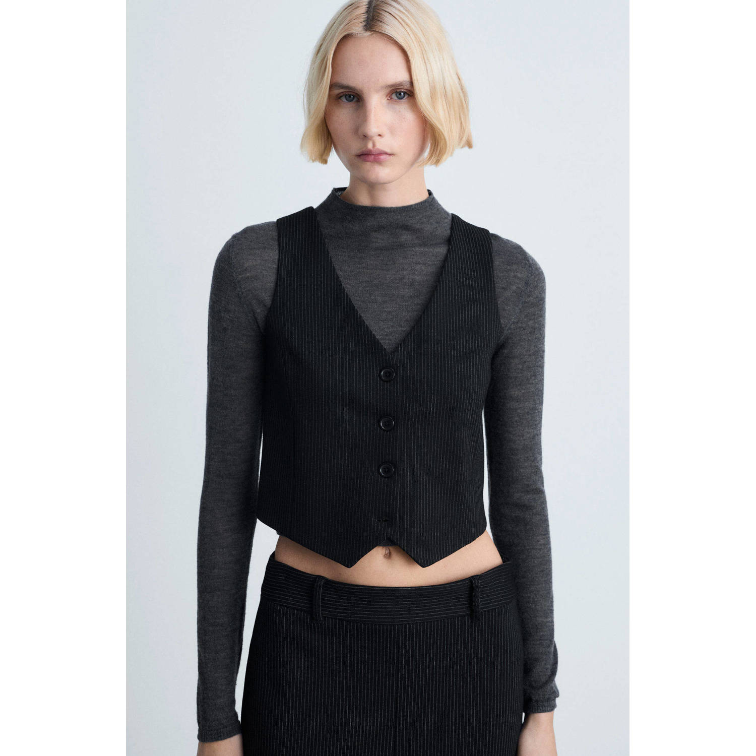 Mango gilet zwart