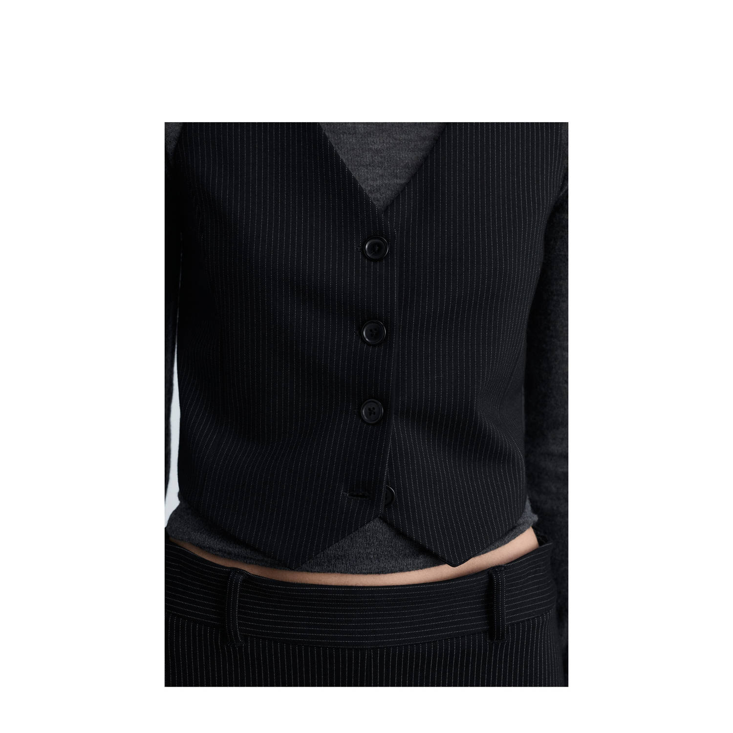 Mango gilet zwart