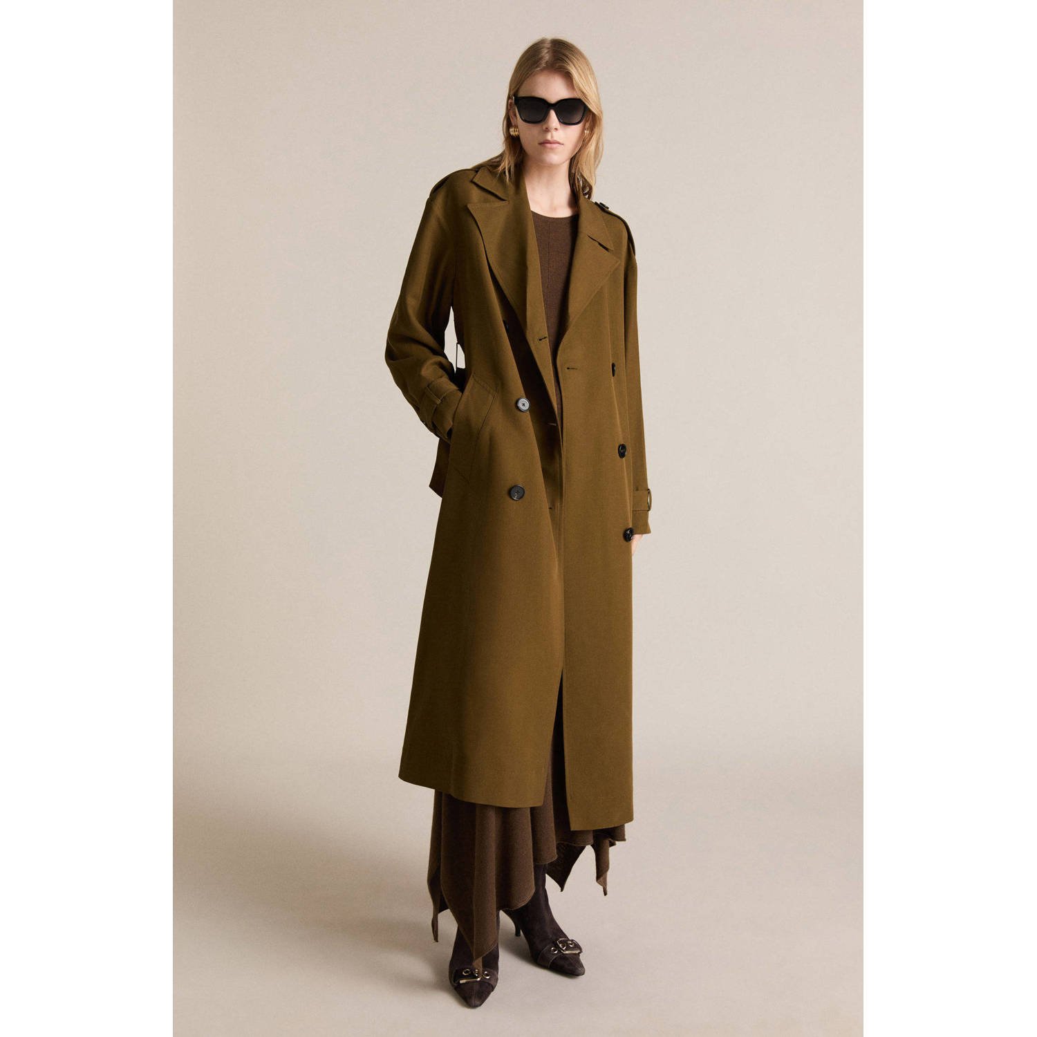 Mango trenchcoat kaki