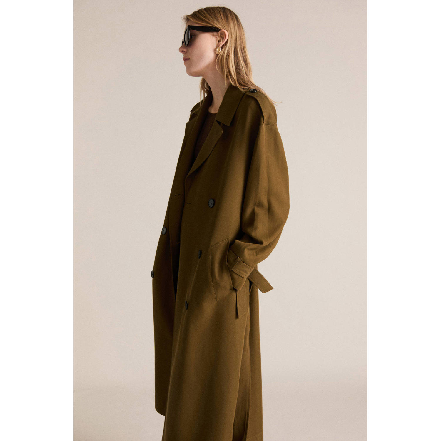 Mango trenchcoat kaki