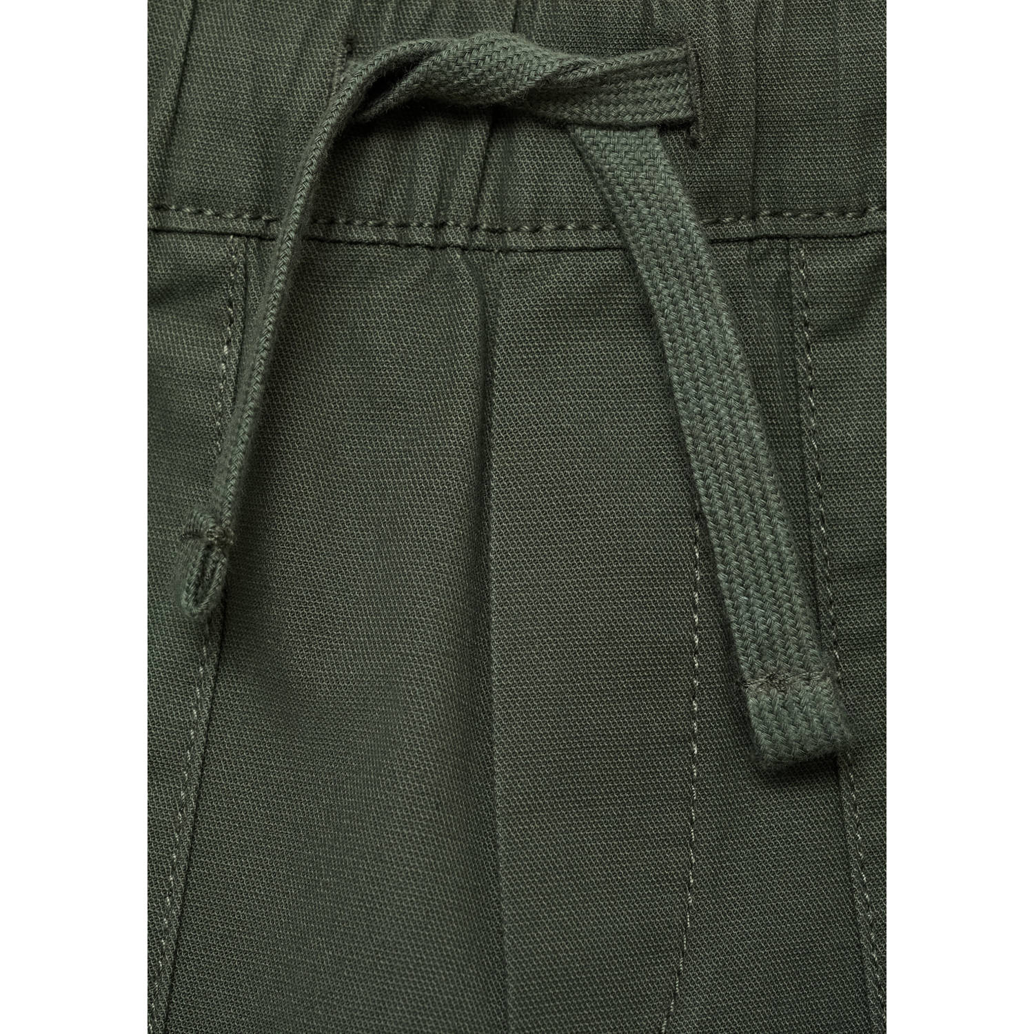 Mango Kids casual broek donkergroen