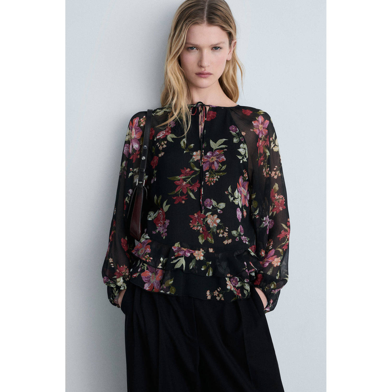 Mango top zwart