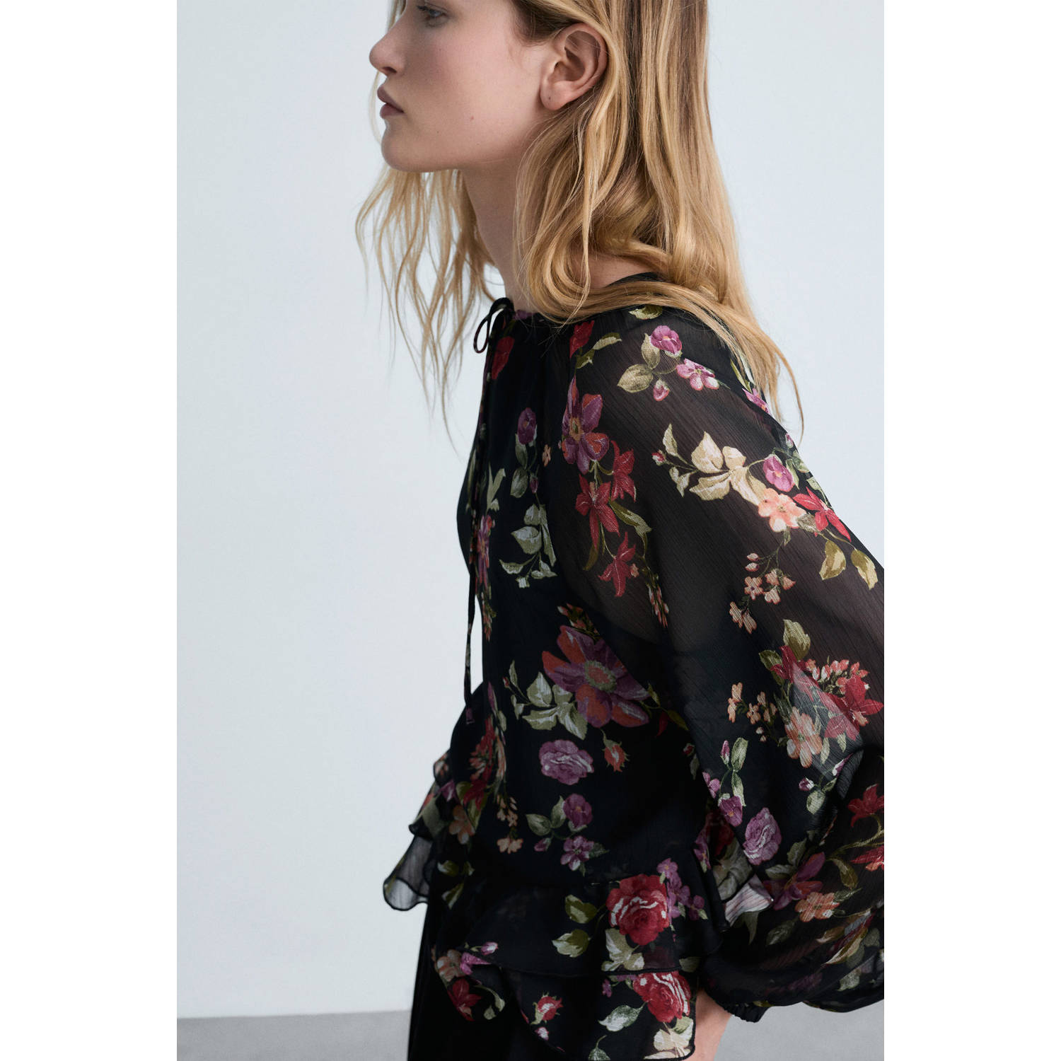 Mango top zwart