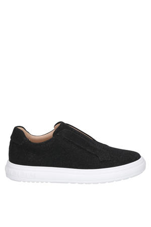 Rimini suède slip-on zwart