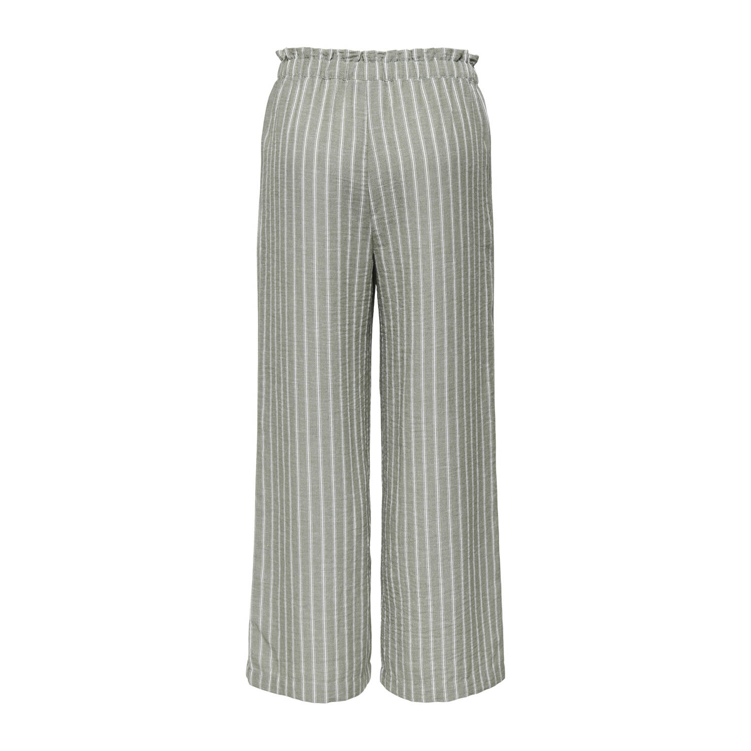 JDY straight high waist casual broek lichtgroen