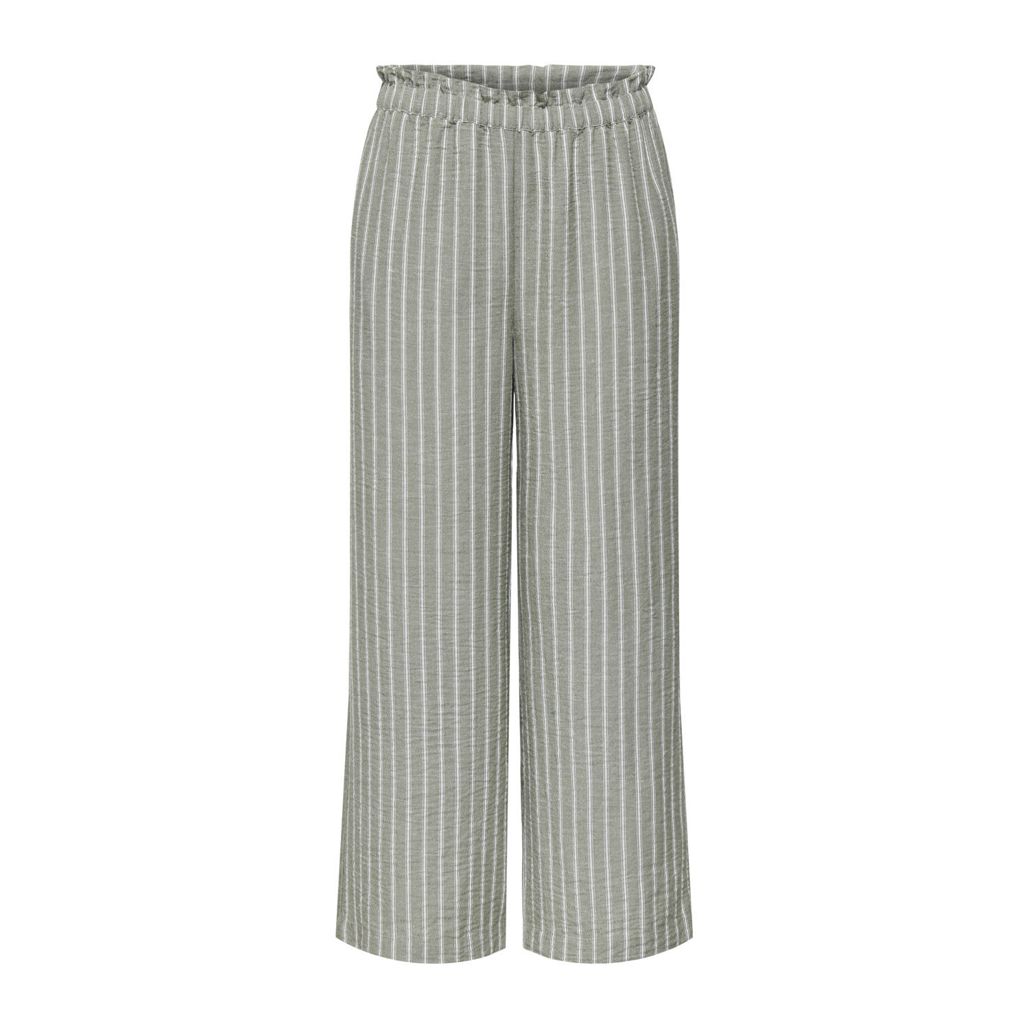 JDY straight high waist casual broek lichtgroen