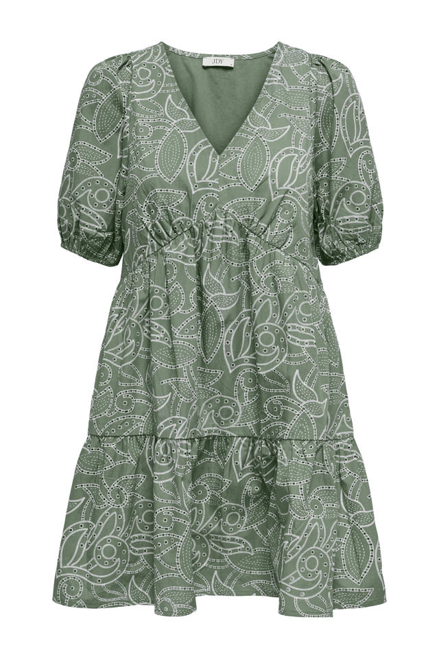 Jdy Kleedjes Met Korte Mouwen T-shirtjurk Met Korte Mouwen Ecru