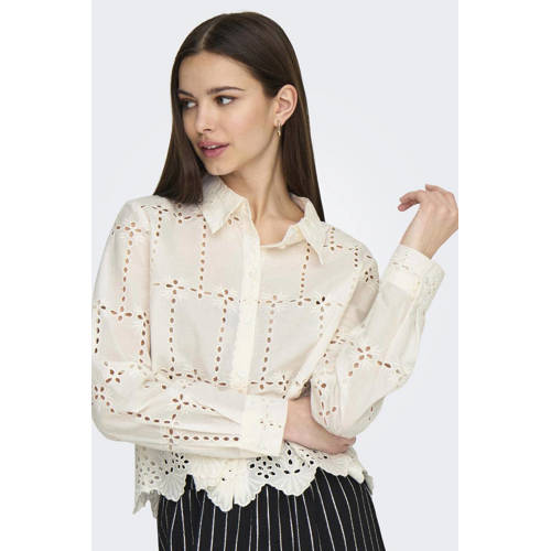 JDY blouse ecru afbeelding