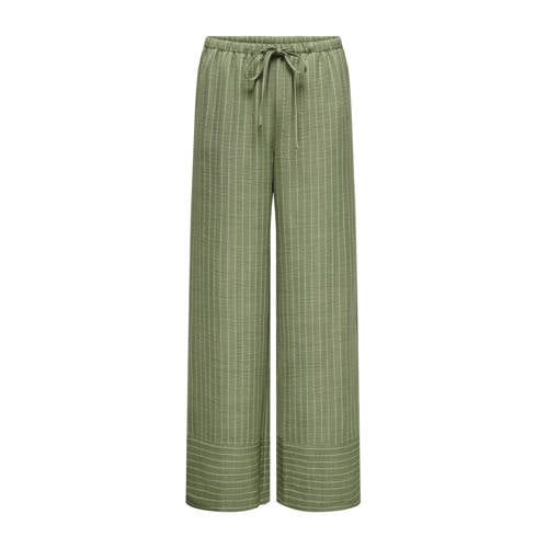 JDY straight regular waist pantalon olijfgroen afbeelding