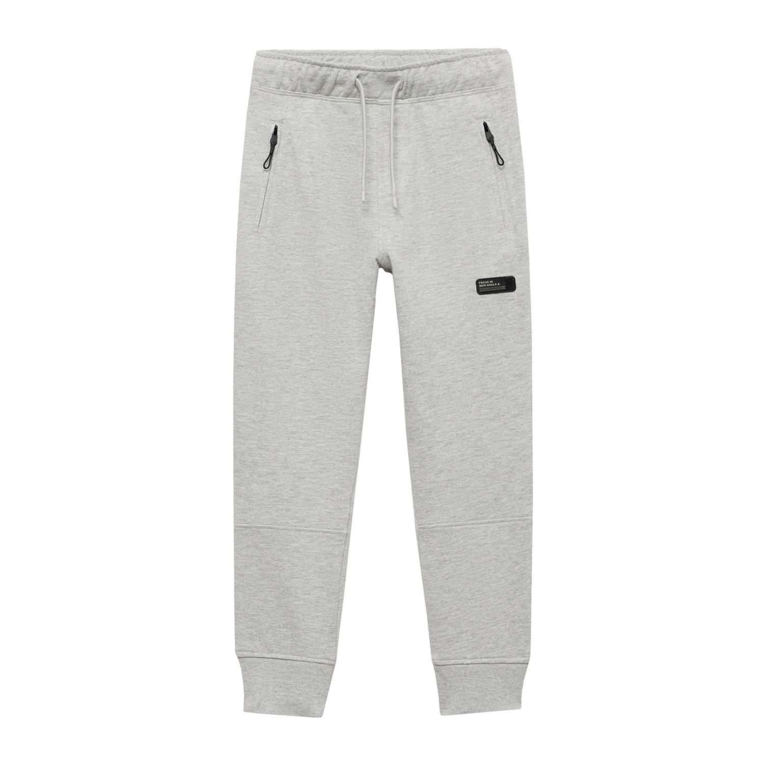 Mango Kids joggingbroek grijs