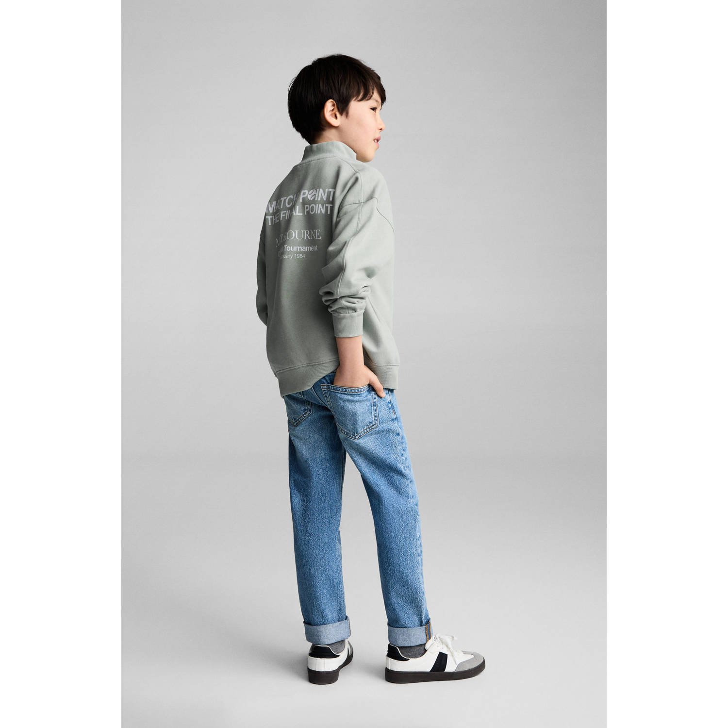 Mango Kids sweater groen
