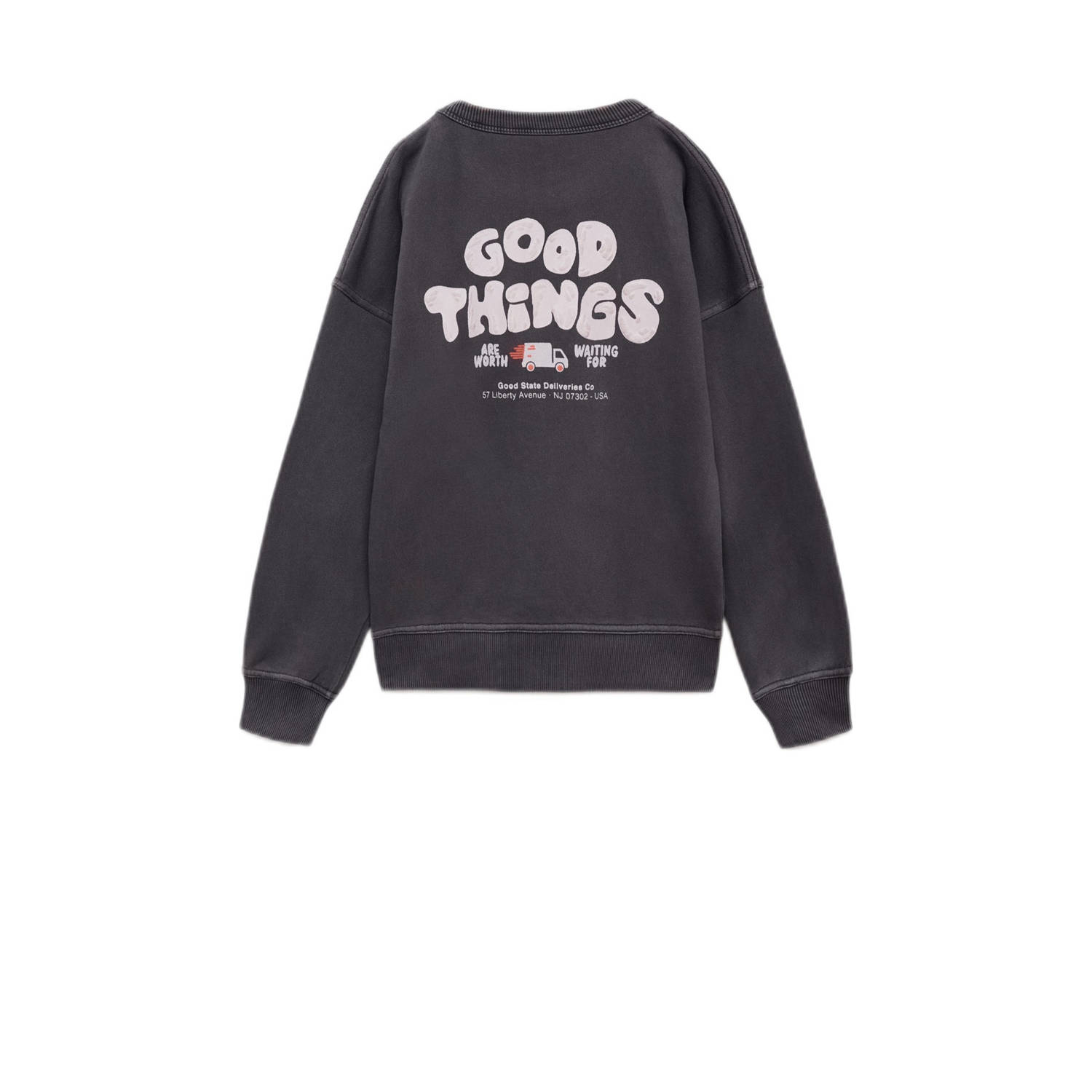 Mango Kids sweater antraciet