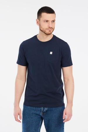 regular T-shirt donkerblauw