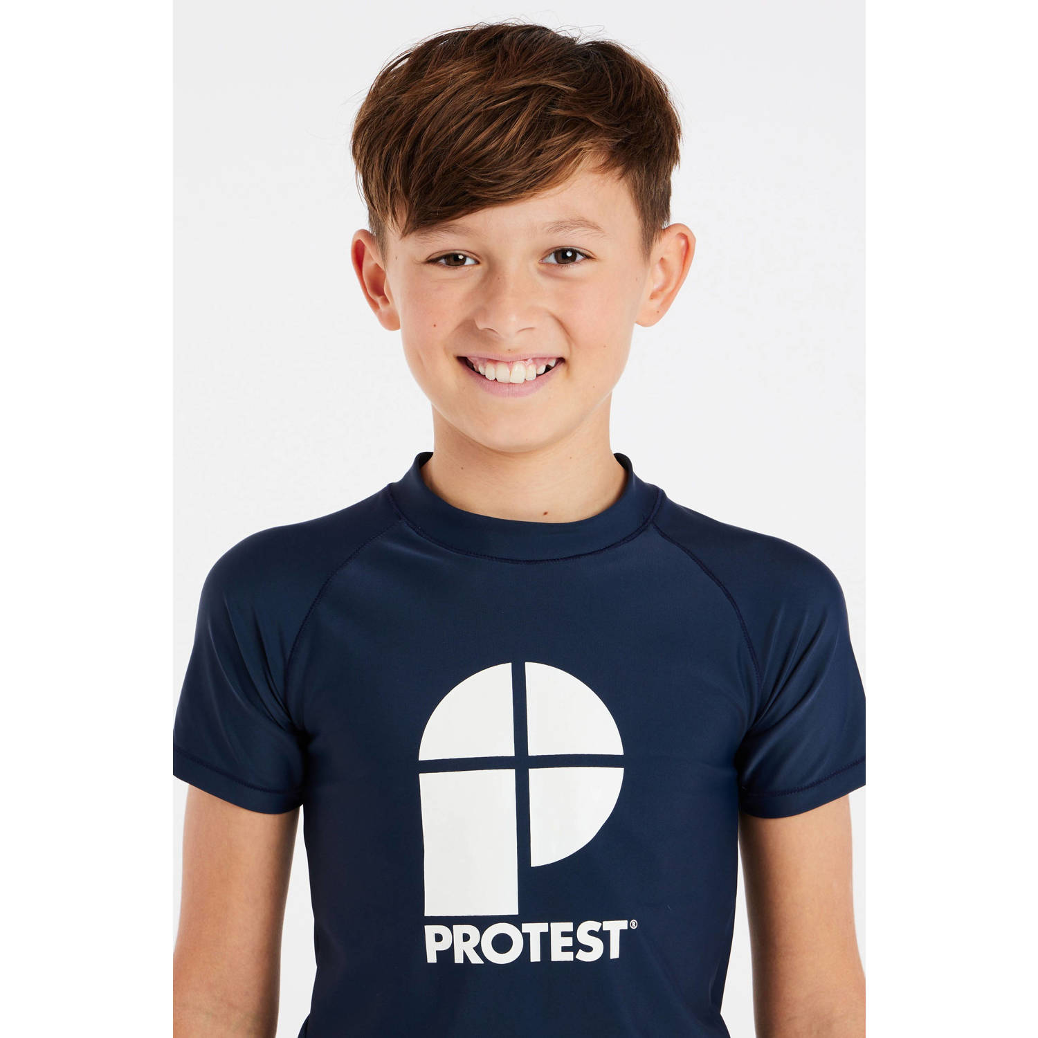 Protest UV T-shirt PRTBERENTS JR donkerblauw