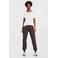 Anytime fleece joggingbroek bruin melange