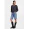 Anytime fleece sweater donkerblauw melange