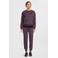 Anytime fleece sweater paars melange