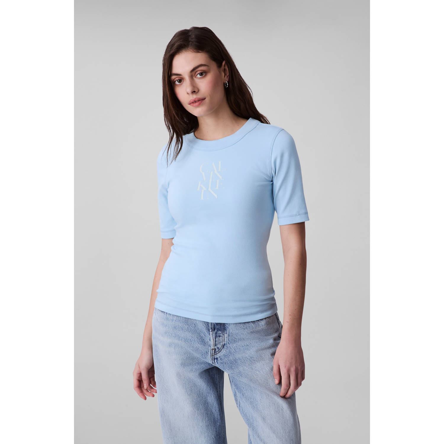 CALVIN KLEIN JEANS top blauw