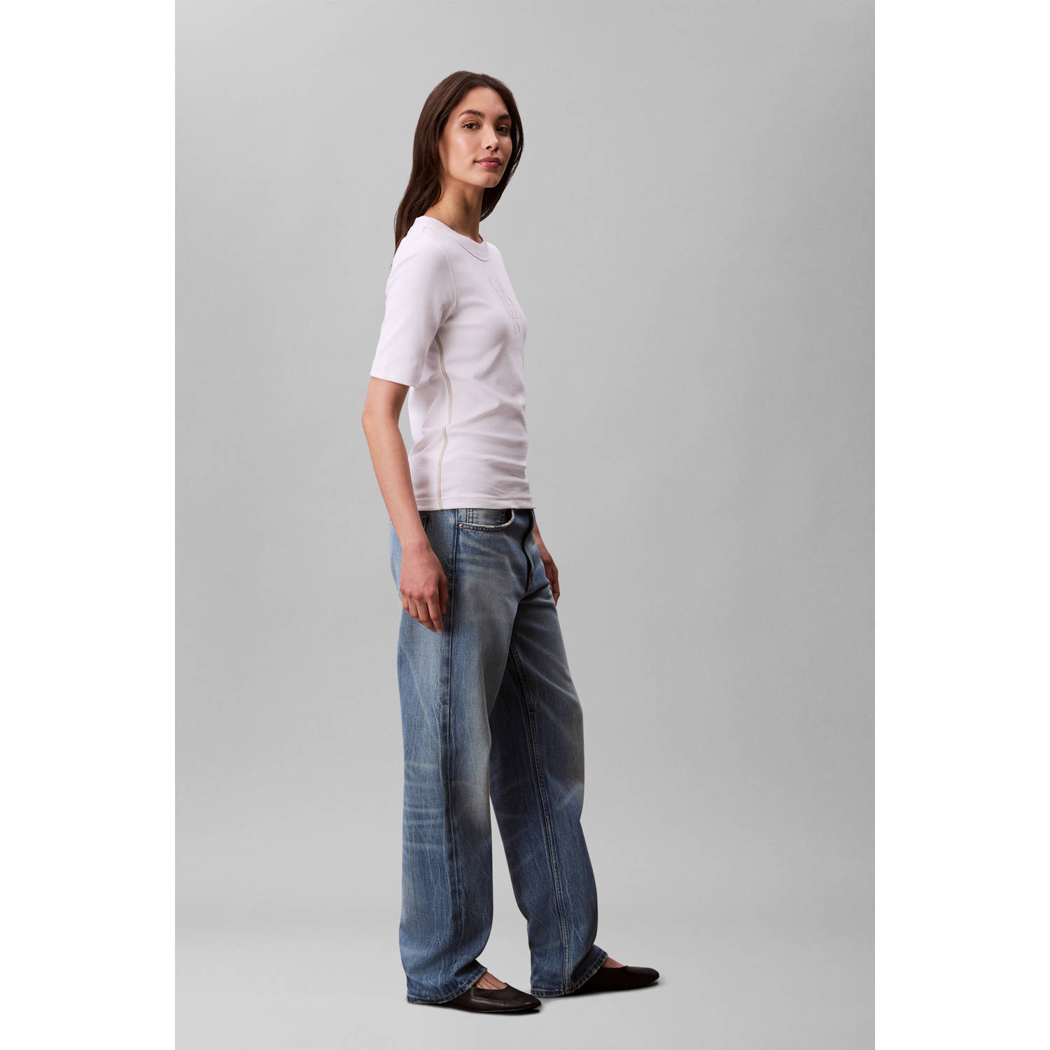 CALVIN KLEIN JEANS top wit
