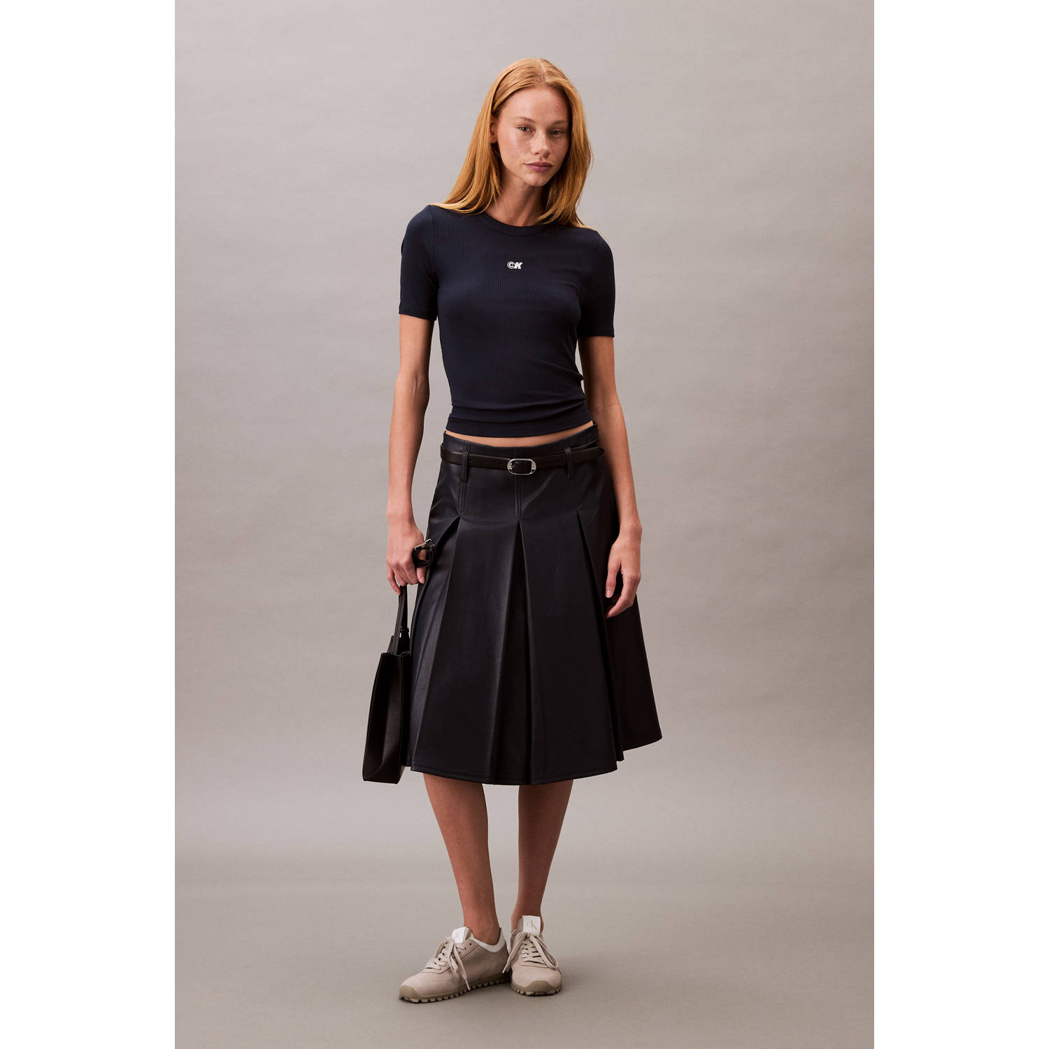 CALVIN KLEIN JEANS T-shirt donkerblauw
