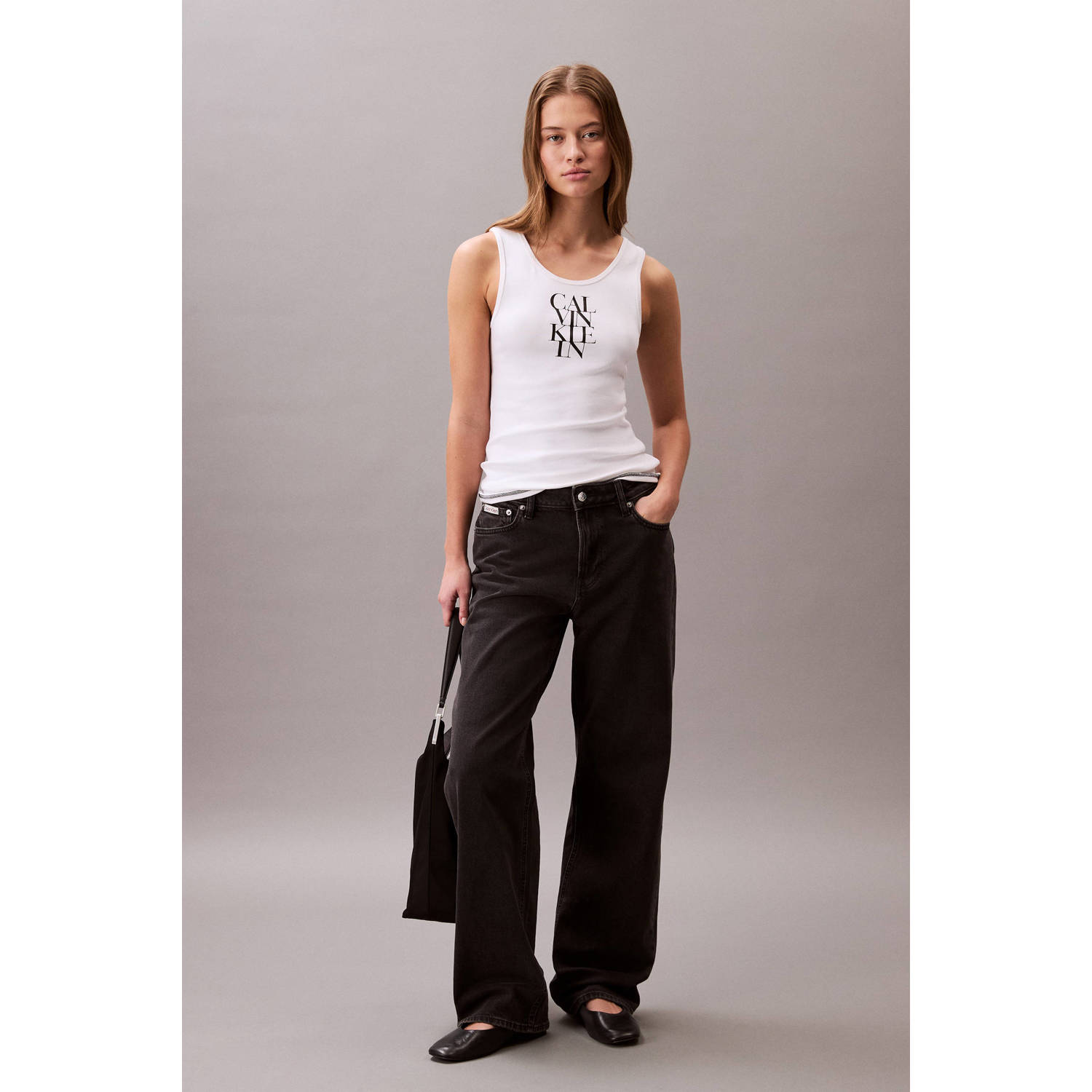 CALVIN KLEIN JEANS singlet wit