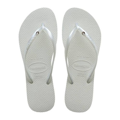Havaianas Slim Crystal Sw II teenslippers wit afbeelding