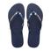 Havaianas Slim Luxury Aqua teenslippers met sierstenen donkerblauw