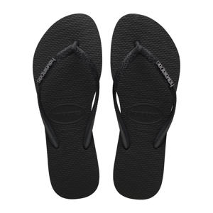 Slim Glitter II  teenslippers zwart