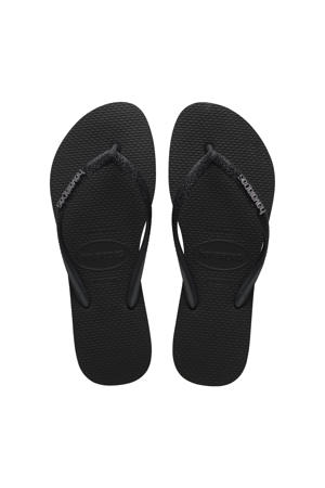 teenslippers zwart