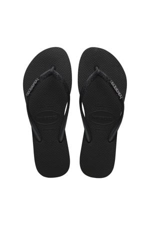 teenslippers zwart