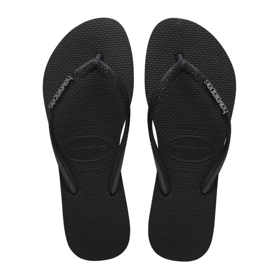 zwarte teenslippers