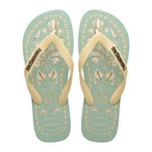   teenslippers lichtgroen