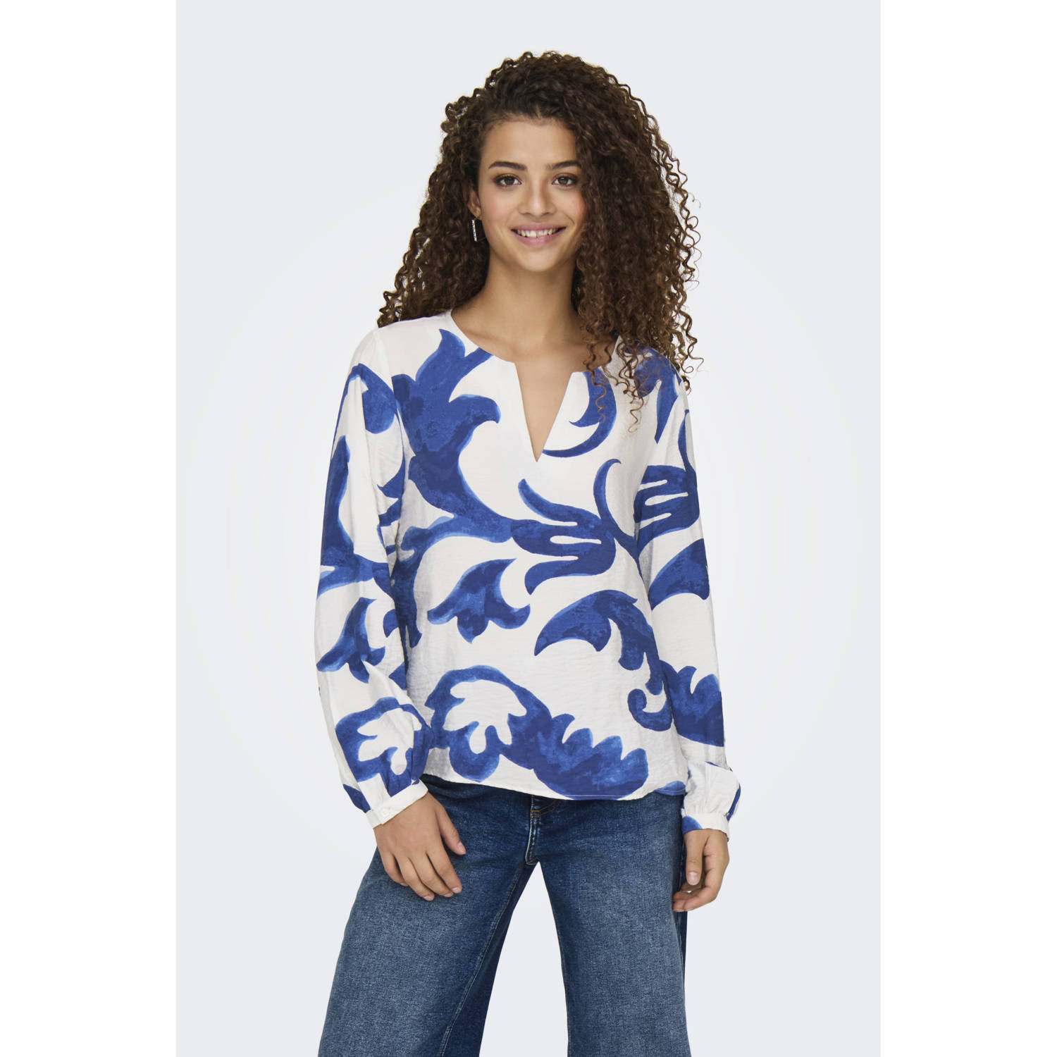 JDY blousetop blauw