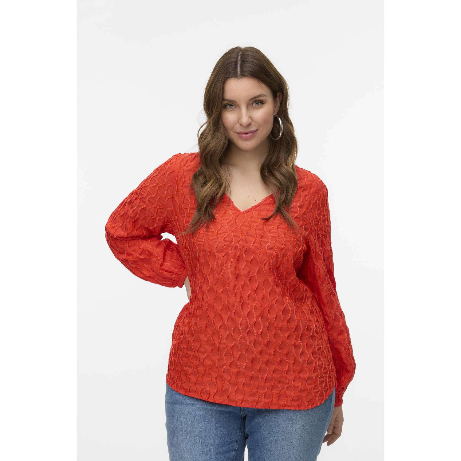 VERO MODA CURVE top rood